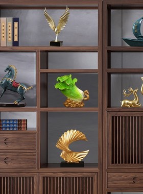 财源滚滚招财摆件高档家居客厅酒柜电视柜餐边柜装饰品办公室摆设
