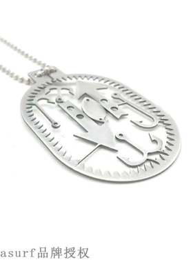Hot selling fishhook Card Necklace card knife outdoor multi