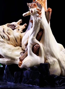 直播间专拍太行柏木工艺礼品摆饰木雕小F叶紫檀花梨木手串家具饰