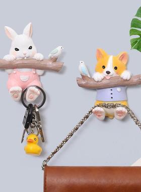 直销新款 卡通装饰墙壁衣帽树脂挂钩 创意钥匙插头收纳墙面挂饰