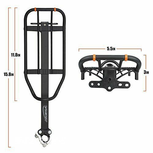 Portaequipajes trasero para bicicleta, portaequipajes plegable de aleación de aluminio de liberación rápida, portaequipajes trasero para bicicleta de montaña, portaequipajes trasero