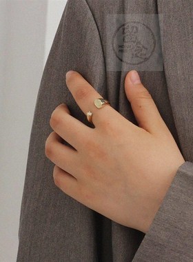 - fashion simple index finger ring exquisite luxury ultra fl