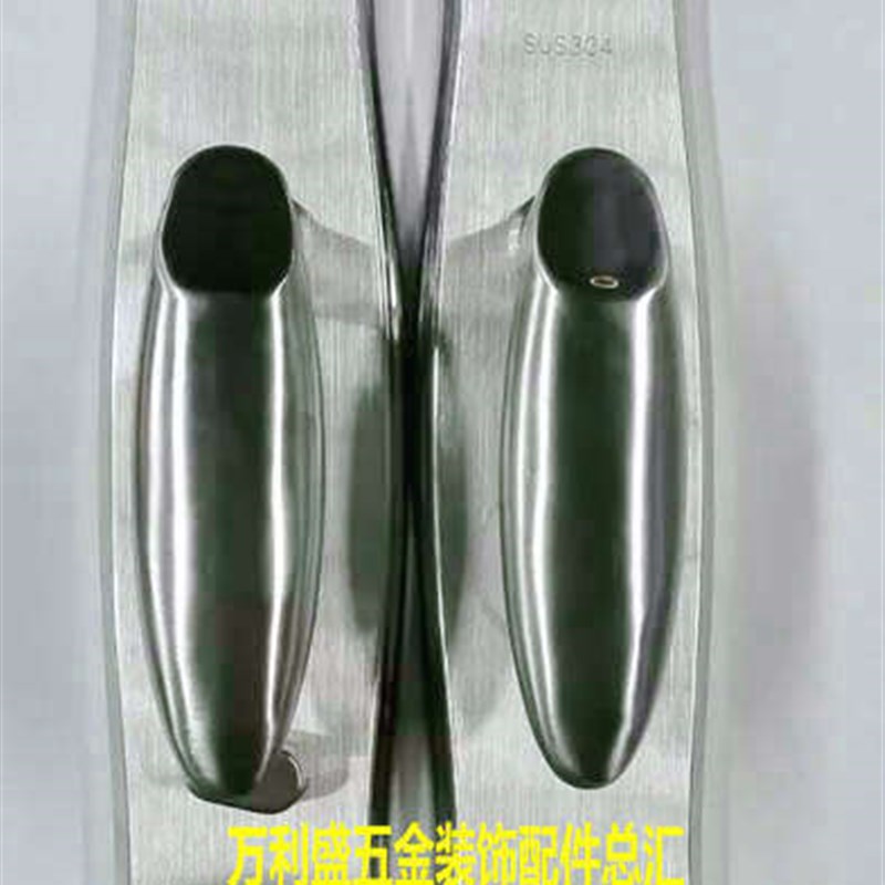 。04不锈钢门锁板手锁多功能门锁机械防盗大门锁花瓶面板拉手 - 图0