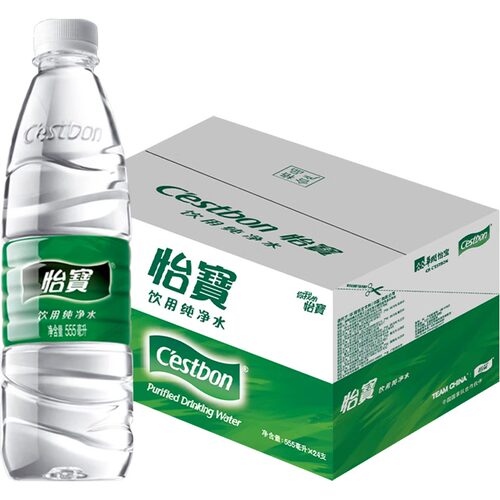 【正品保障】怡宝官方授权纯净水555ml*24瓶饮用水非矿泉水直饮水 - 图2