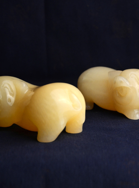 纳福金猪小猪八戒天然玉石摆件家居客厅办公室招财镇宅精品福猪