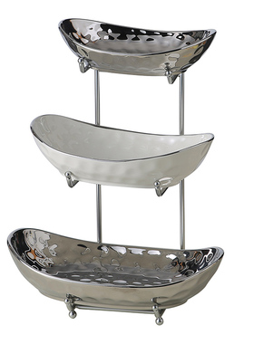 启派轻奢客厅高端大气上档次果盘摆件饰品搬新家乔迁新居礼品实用