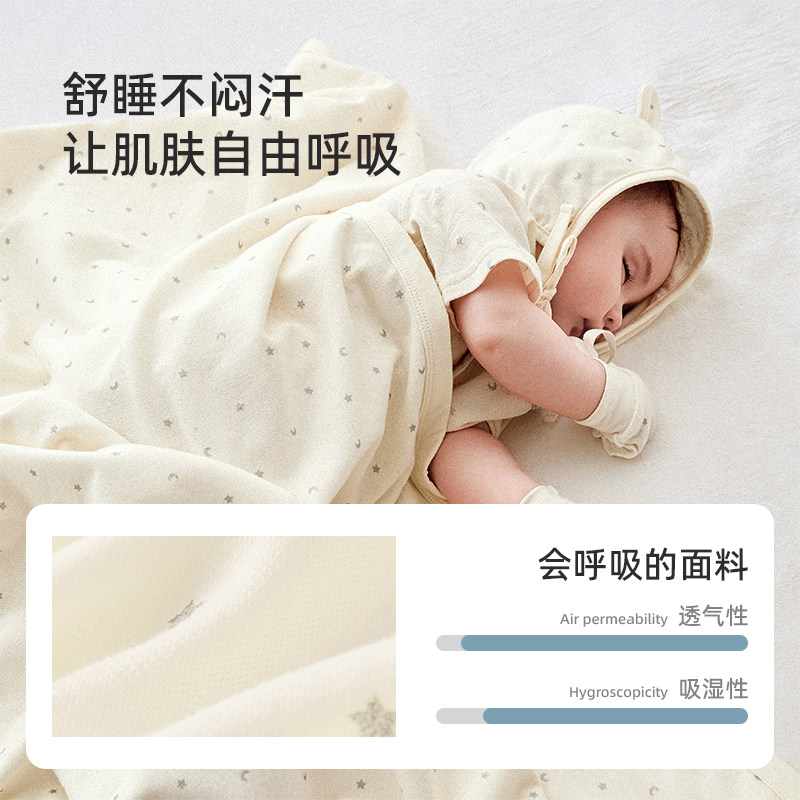 BororoBear新生婴儿全棉盖毯出门防风盖巾a类母婴小毯子宝宝被子,淘宝优惠券,粉丝福利购,淘宝优惠卷