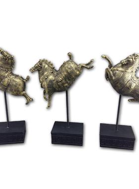 仿真马树脂工艺品雕塑摆件居YD-C01中创意式动物中式工艺品家摆件