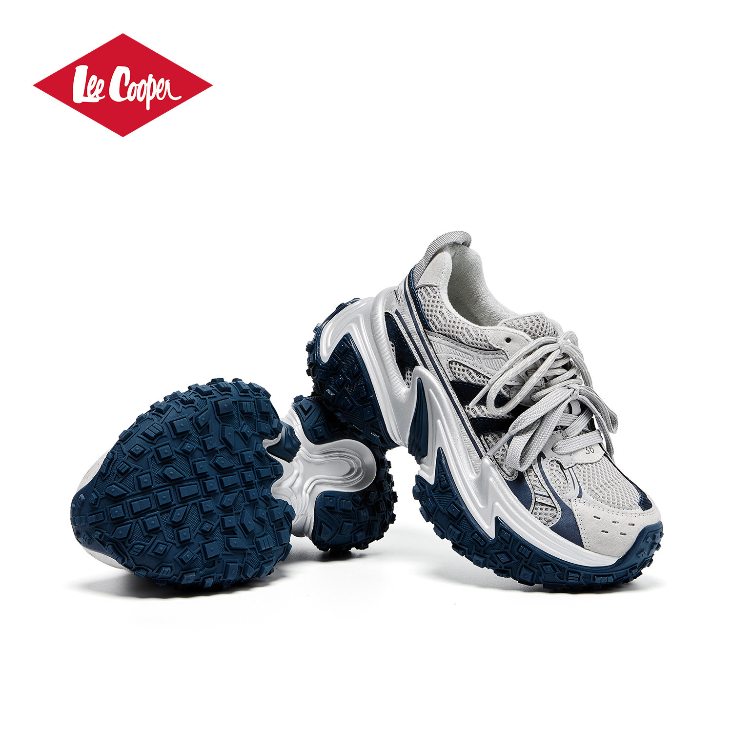 Lee Cooper老爹鞋女款2025新款秋季小个子增高潮流加绒保暖轮胎鞋,淘宝优惠券,粉丝福利购,淘宝优惠卷