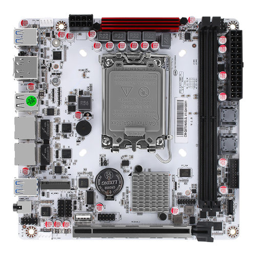 畅网Q670 8盘位NAS主板12-14代CPU DDR5内存 3xM.2 NVME 2xSFF8643转8xSATA3.0 PCIE16x插槽 支持vpro - 图3