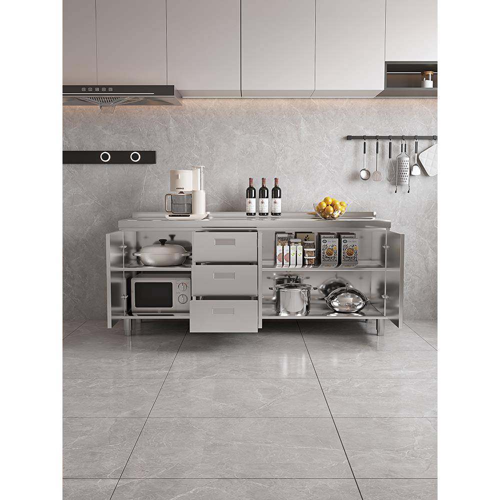 34整体灶不锈一钢852856020厨房橱柜家用农村台体水槽碗柜收纳碗,淘宝优惠券,粉丝福利购,淘宝优惠卷