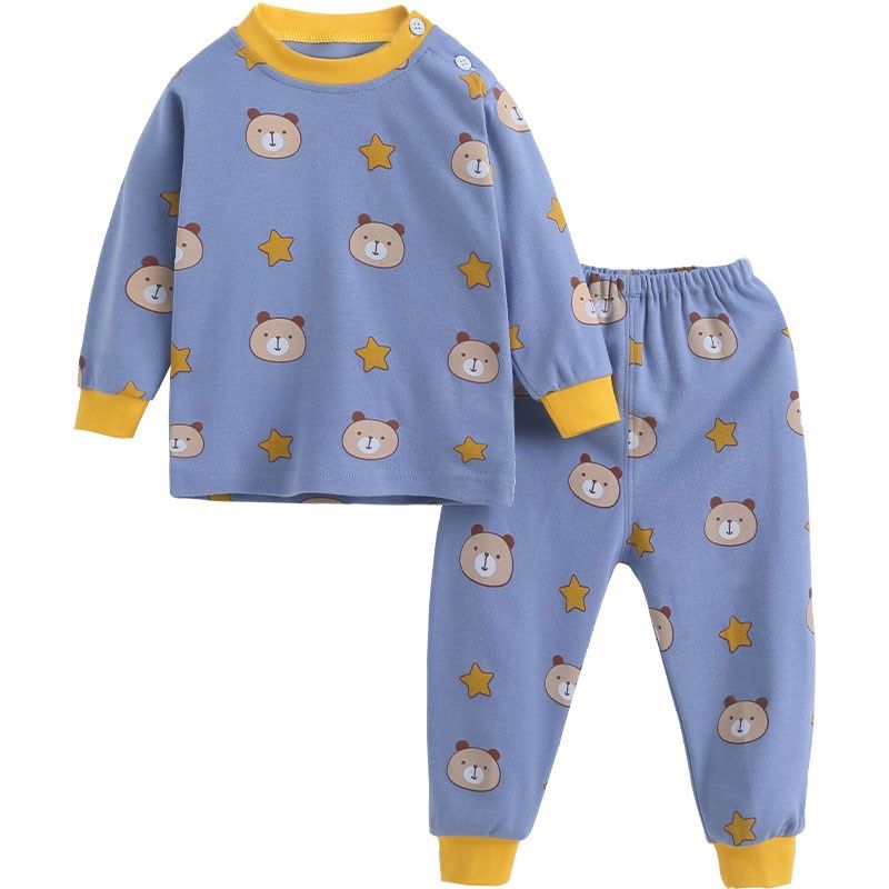 齐齐熊男童秋衣秋裤套装宝宝内衣纯棉儿童保暖睡衣秋衣儿童家居服,淘宝优惠券,粉丝福利购,淘宝优惠卷