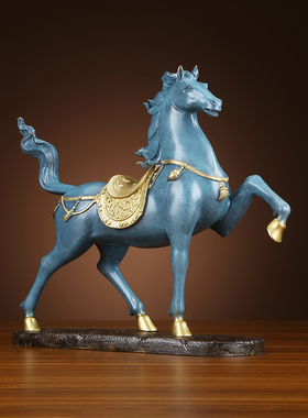 彩铜马摆件马到成功家居客厅玄关办公室装饰品公司开业乔迁礼品