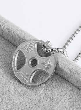 极速Titanium Steel Dumbbell Pendant Gym Fitness Equipment Ba