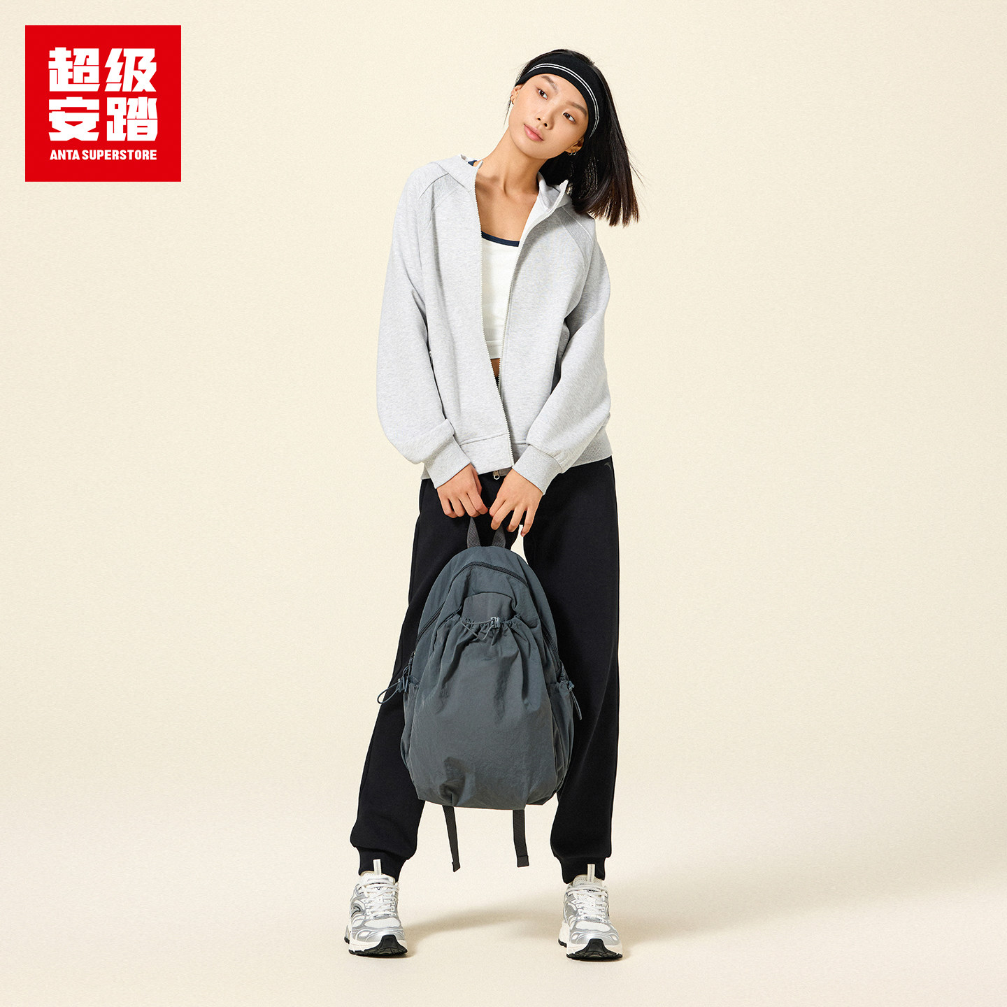 超级安踏运动外套女秋季新款空气棉休闲连帽训练长袖162537701U,淘宝优惠券,粉丝福利购,淘宝优惠卷