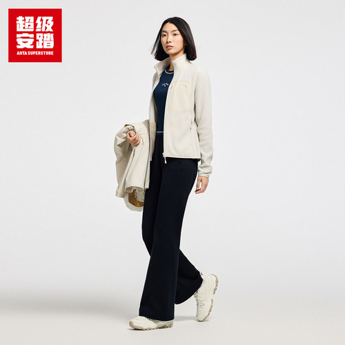 超级安踏焱壳 | Polartec抓绒衣女秋季户外保暖外套162546710U - 图3