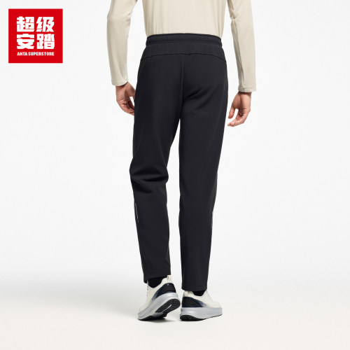 超级安踏防水加绒长裤男子春季保暖运动裤休闲通勤裤子152547505U - 图0