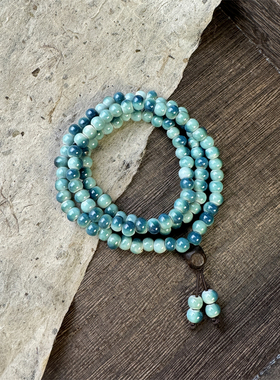 文艺清新民族风多圈陶瓷手串