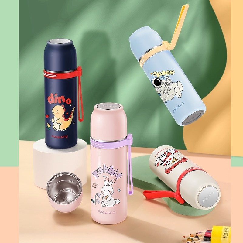富光儿童保温杯小学生男孩女上学专用杯子抗菌食品级可爱刻字水杯,淘宝优惠券,粉丝福利购,淘宝优惠卷