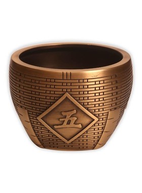 五谷丰登摆件纯铜缸招财家居乔迁铜装饰客厅斗升子纳福开业旺财有