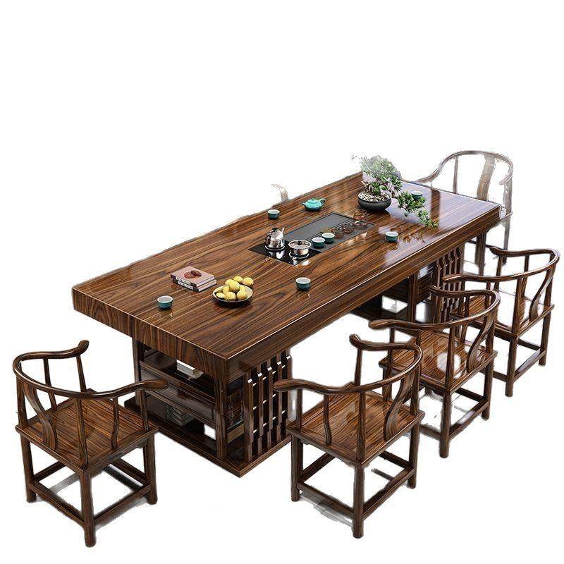 椅实泡木大板ZXE原木桌茶桌组合中式茶台家办公茶办公室茶用几一,淘宝优惠券,粉丝福利购,淘宝优惠卷