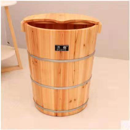 CM高杉4木泡脚木桶5洗蒸脚桶膝KXN盖下家用养生熏桶足疗木赵之孙 - 图0