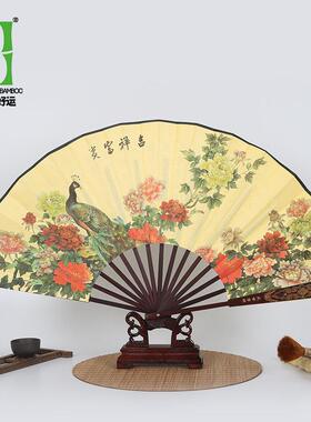 新款直销头青磨削抛光透雕古风折扇10寸扇中国风竹扇古风扇子雕刻