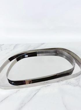 新款直销现代银色镜面不规则金属托盘客厅餐桌收纳摆盘样板房饰品