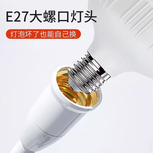 E27螺口LED壁灯插灯座万向灯座转换器插头插座灯插电软管带开关 - 图2