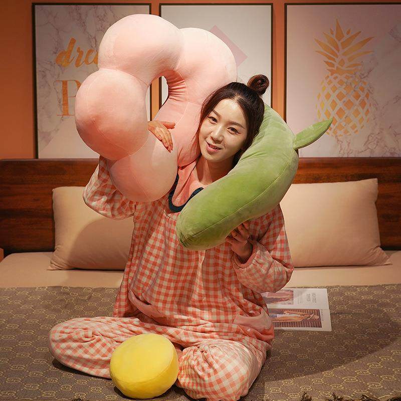 新款直销太阳花花朵抱枕沙发网红超软可爱靠枕女生睡觉床头靠垫轻,淘宝优惠券,粉丝福利购,淘宝优惠卷