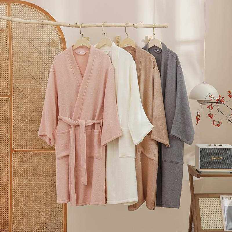 直销新款新款纱布浴袍夏季男女柔软浴衣长款男吸水速干情侣款通款,淘宝优惠券,粉丝福利购,淘宝优惠卷