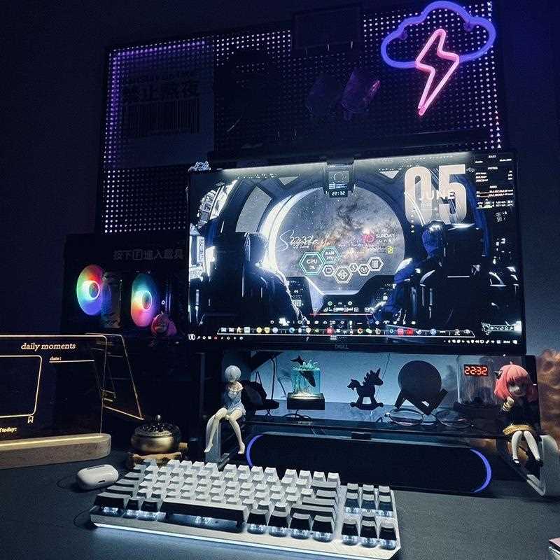 New direct selling 61K3 hole board e-sports room hanging board storage rack storage rack accessories computer desktop handle hand-made