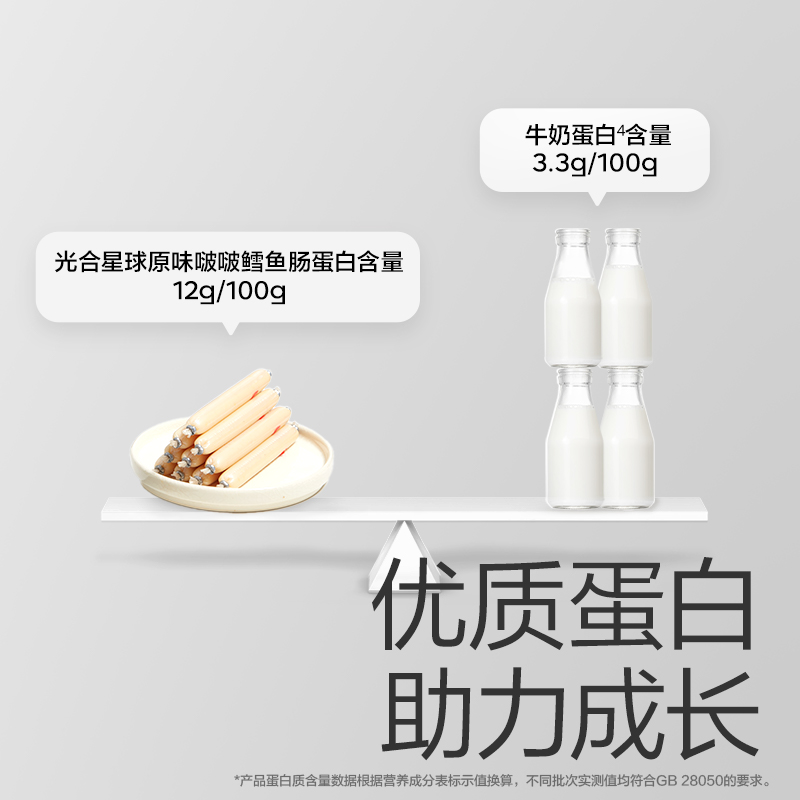 babycare光合星球DHA鳕鱼肠儿童零食肉肠无添加送婴儿宝宝辅食谱