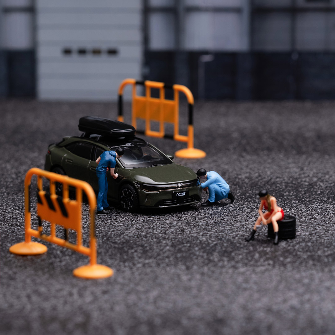 极氪极物ZEEKR 007GT全仿真车模1:64摆件儿童玩具收藏
