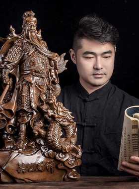 新款直销骑龙关公财神摆件店铺开业供奉财神礼品武财神关二爷摆设