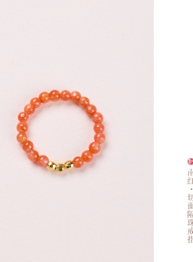 原创天然3MM川料南红玛瑙项链女士款好运烟紫和田玉锁骨项链吊坠