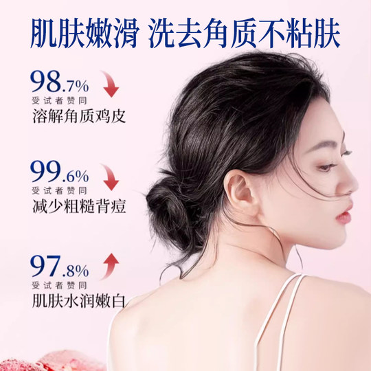 果酸磨砂膏身体嫩白全身去角质去死皮去鸡皮疙瘩美手部去黑色素