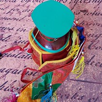 K items for Nepali ritual instruments tambourine Gabala drum and a set of trumpets