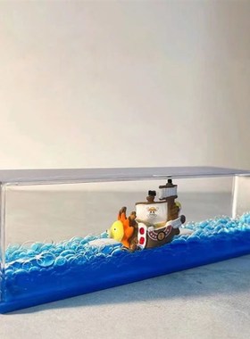 创意3D游轮流体漂流瓶DIY材料包网红摆件楼盘暖场公司团建礼物