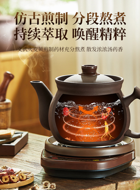 浓缩中药电煎壶熬药煎药壶全自动插电分体家用药煲中医药罐紫砂