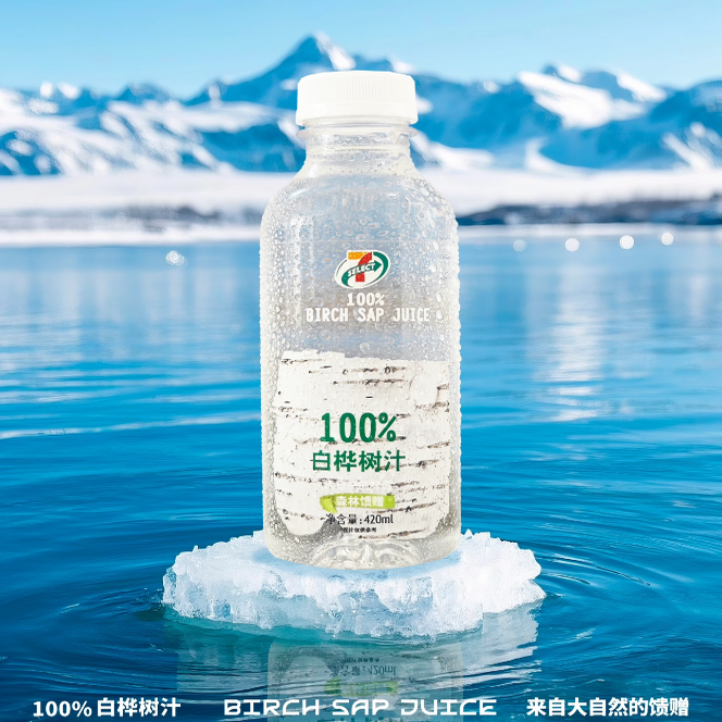 711白桦树汁椰子水420ml100%椰子汁七仔便利店同款饮料百分百果汁 - 图0