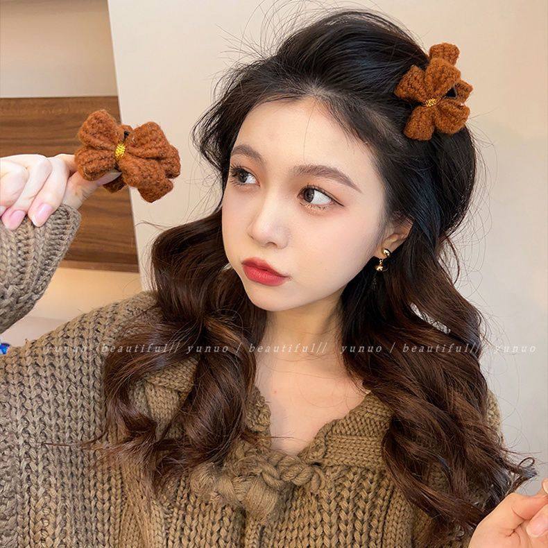 减龄小心机蝴蝶结夹子头饰发夹百搭圣诞抓夹刘海夹可爱发抓发饰,淘宝优惠券,粉丝福利购,淘宝优惠卷