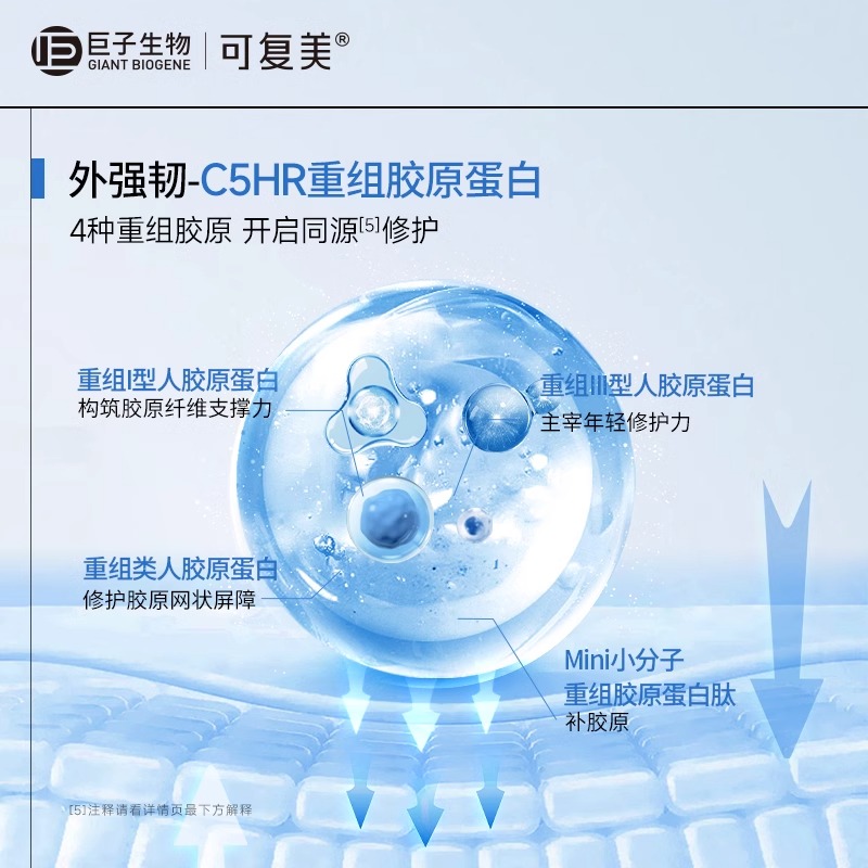 可复美胶原乳重组蛋白精粹乳补水修护舒缓清爽不油腻保湿乳液40ml