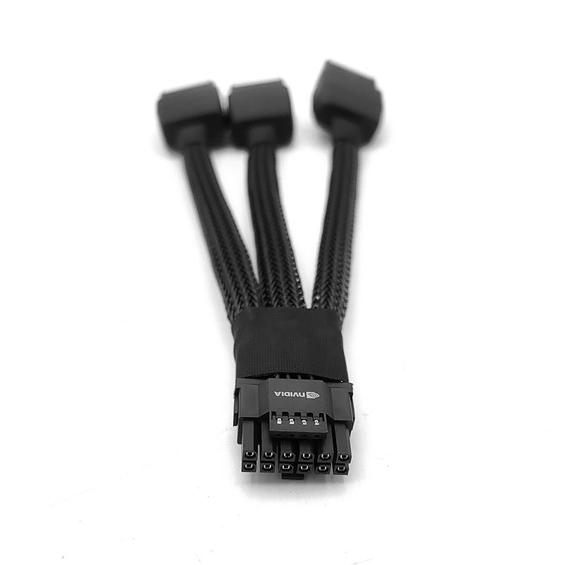 4x8Pin转16Pin显卡供电线双8P转12VHPWR口16P转接线RTX4080 4070 - 图0