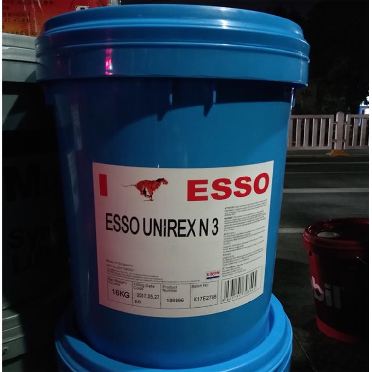 埃索优力达N2 N3润滑脂 ESSO UNIREX N2 N3 轴承润滑脂 16KG 抗疫 - 图0