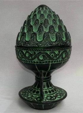 彷古汉代博山炉纯铜香炉青铜器骑龙熏炉包邮 婚礼道具 家居装饰品