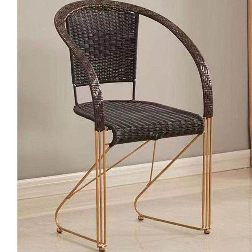 新藤椅单人休闲 庭院家用户外办公老人坐椅舒服靠背麻将椅钢筋弹,淘宝优惠券,粉丝福利购,淘宝优惠卷