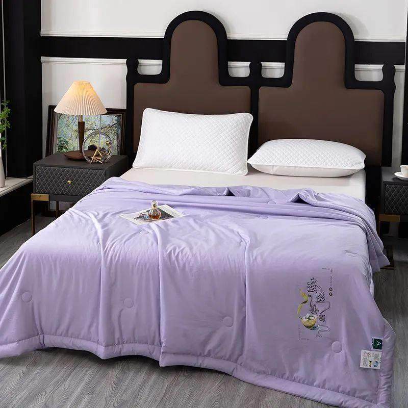 A类母婴冰丝凉感桑蚕丝夏凉被子夏季空调被天丝夏被可水洗薄被子,淘宝优惠券,粉丝福利购,淘宝优惠卷