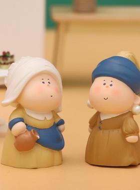 新款直销月半艺术家盲盒公仔手办创意潮玩桌面家居装饰摆件生日礼