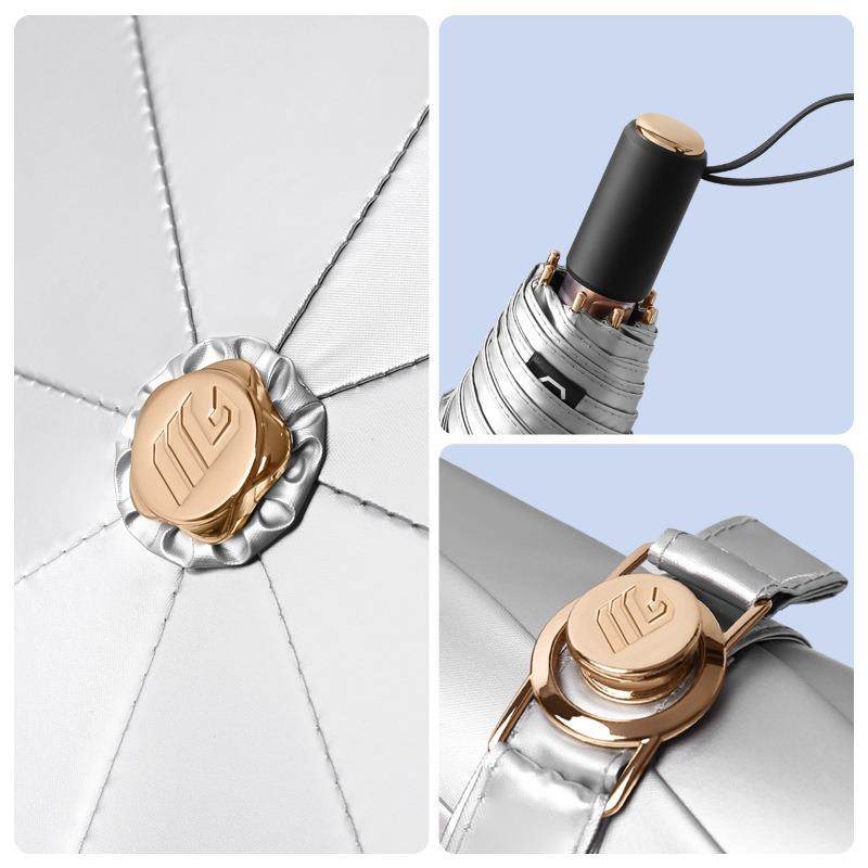 新款直销大号钛银折叠雨伞大量遮阳太阳伞男女防晒晴雨两用伞定制,淘宝优惠券,粉丝福利购,淘宝优惠卷